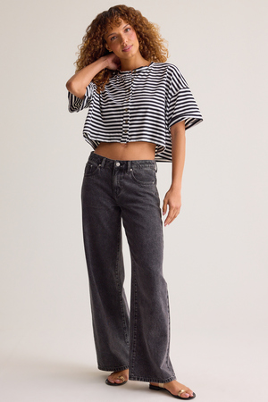 Keaton Button-Up Stripe Top - Altar'd State