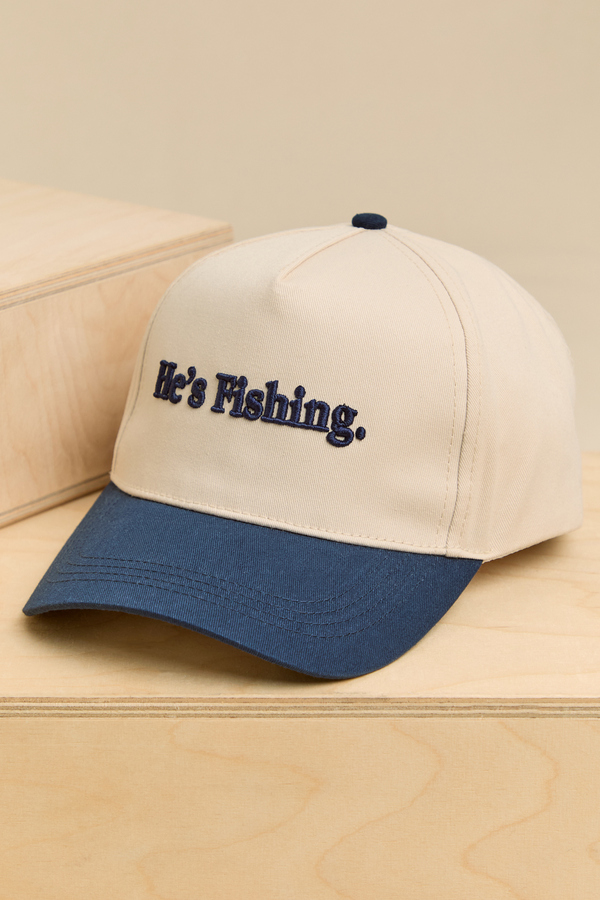 He's Fishing Trucker Hat - Altar'd State