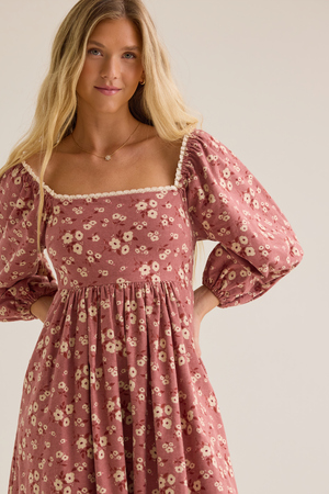 Beth Floral Midi Dress - Altar'd State - 