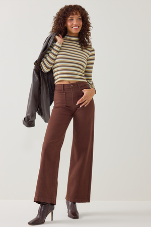 Prestyn High Rise Straight Leg Jeans - Altar'd State - 