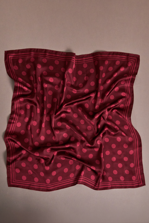 Clara Striped Polka Scarf Detail 3 - Altar'd State