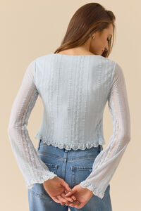 Boston Bell Sleeve Lace Top Detail 3 - Altar'd State