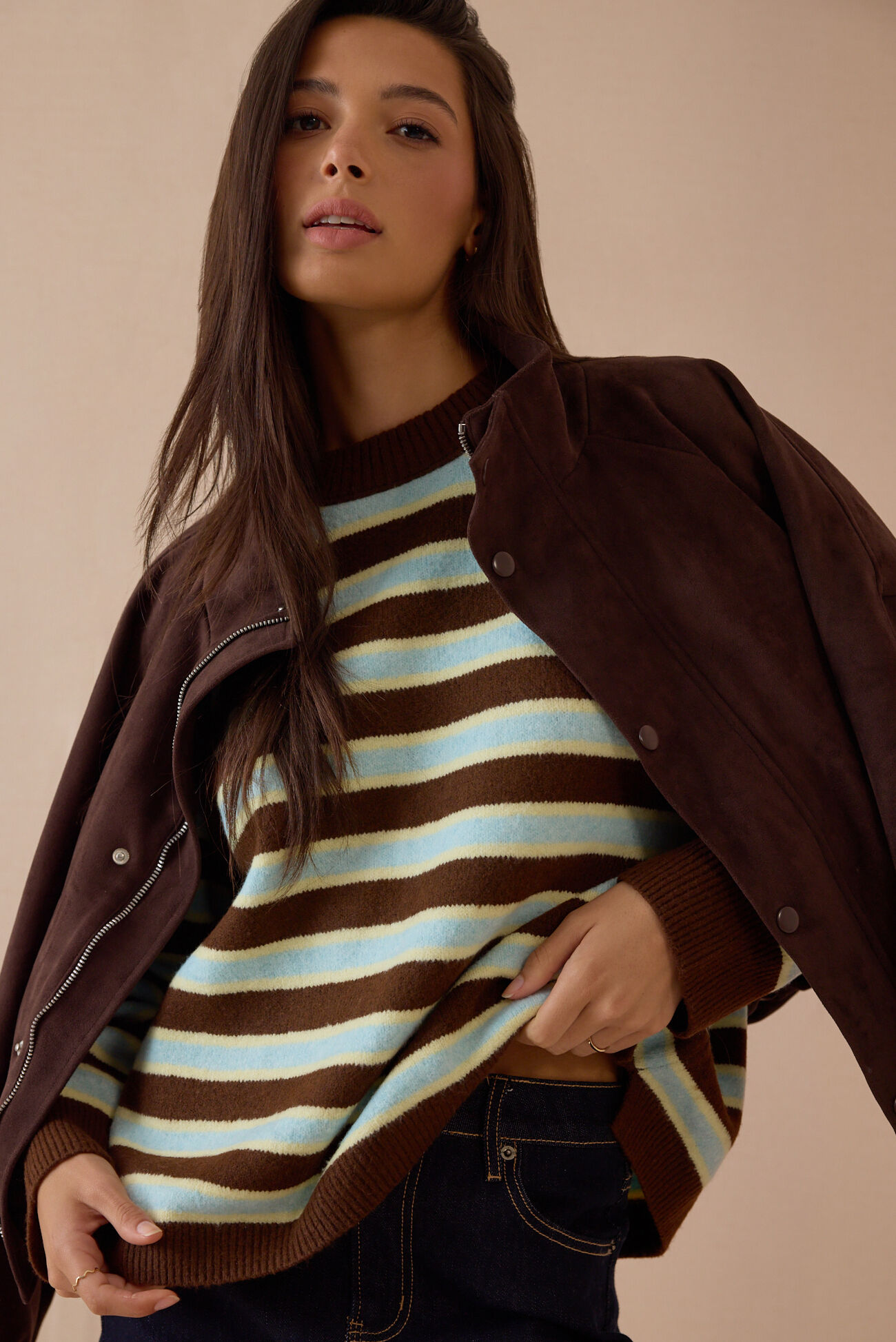 Crosby Striped Knit Sweater