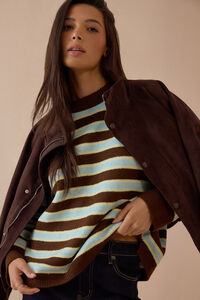 Crosby Striped Knit Sweater - Altar'd State
