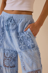 Hibiscus Patchwork Crochet Pant Detail 2 - Altar'd State