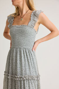 Blakelee Floral Midi Dress Detail 3 - Altar'd State