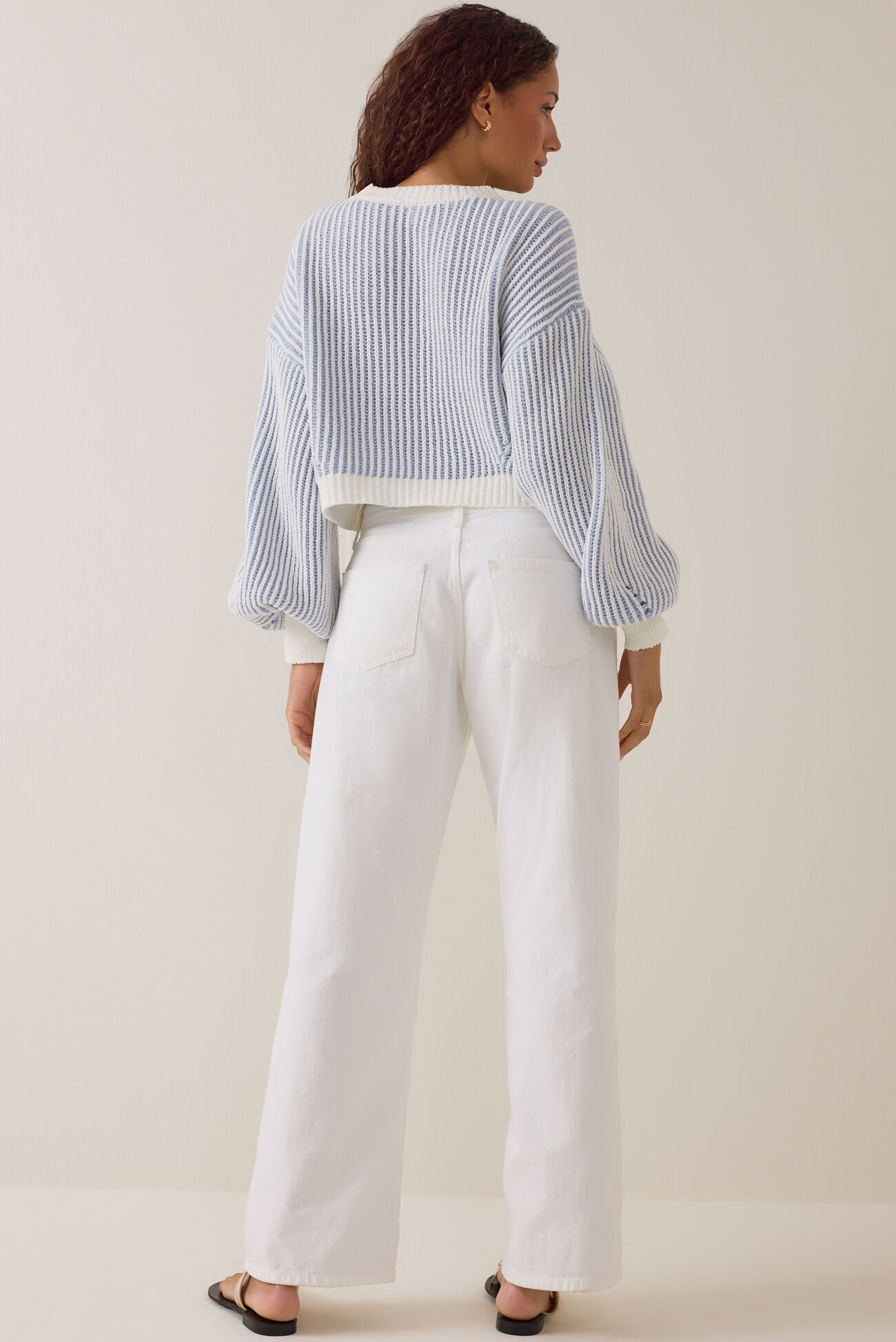 Marie Plaited Stripe Sweater