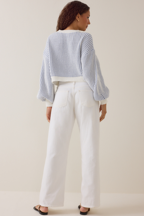 Marie Plaited Stripe Sweater Detail 5 - Altar'd State