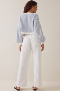 Marie Plaited Stripe Sweater Detail 5 - Altar'd State