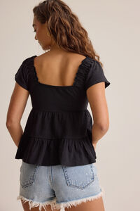 Leylani Tiered Babydoll Top Detail 4 - Altar'd State