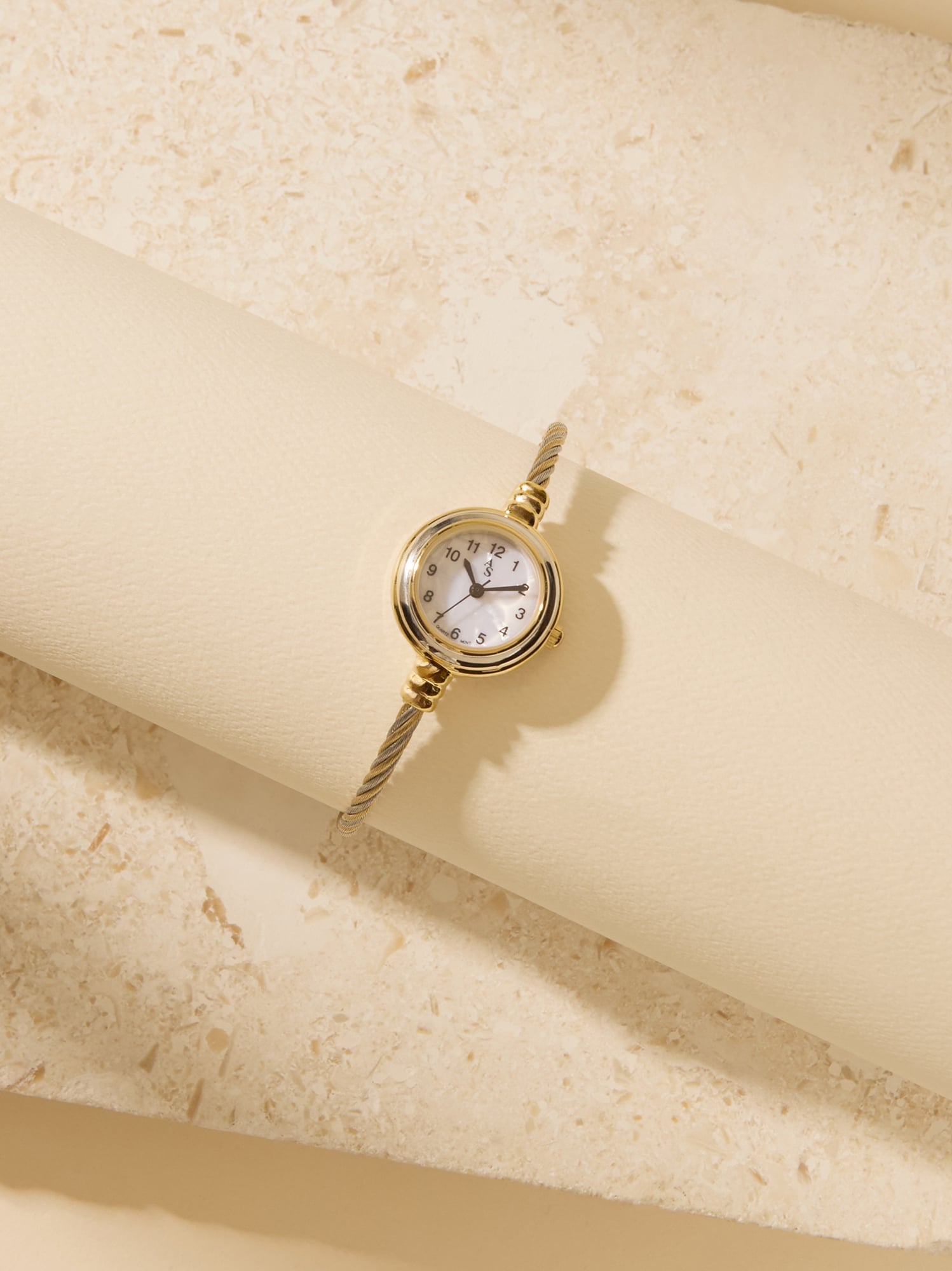 LADIES MUDD CHARM BRACELET ROUND FACE WRISTWATCH CA 00608 Mudd Women main image 2