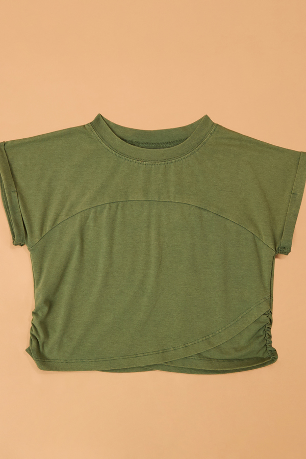 Addison Layered Tee and Jogger Set Detail 4 - Altar'd State