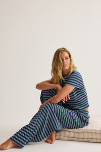 Santorini Striped Knit Pants Detail 3 - Altar'd State