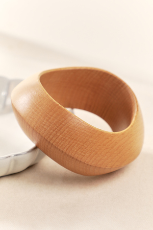 Bonnie Wooden Bangle - Altar'd State - 