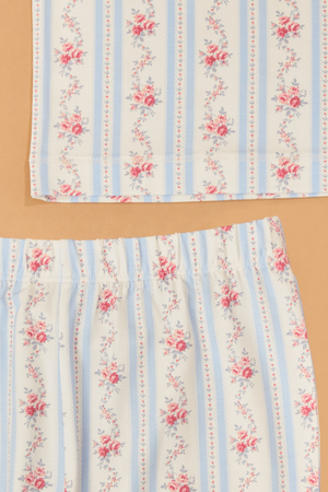 Anna Floral Striped Lounge Set - Altar'd State - 