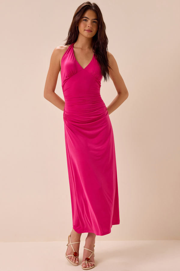 Lottie Halter Maxi Dress Detail 4 - Altar'd State