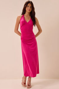 Lottie Halter Maxi Dress Detail 4 - Altar'd State