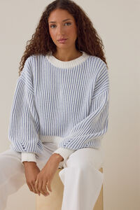 Marie Plaited Stripe Sweater - Altar'd State