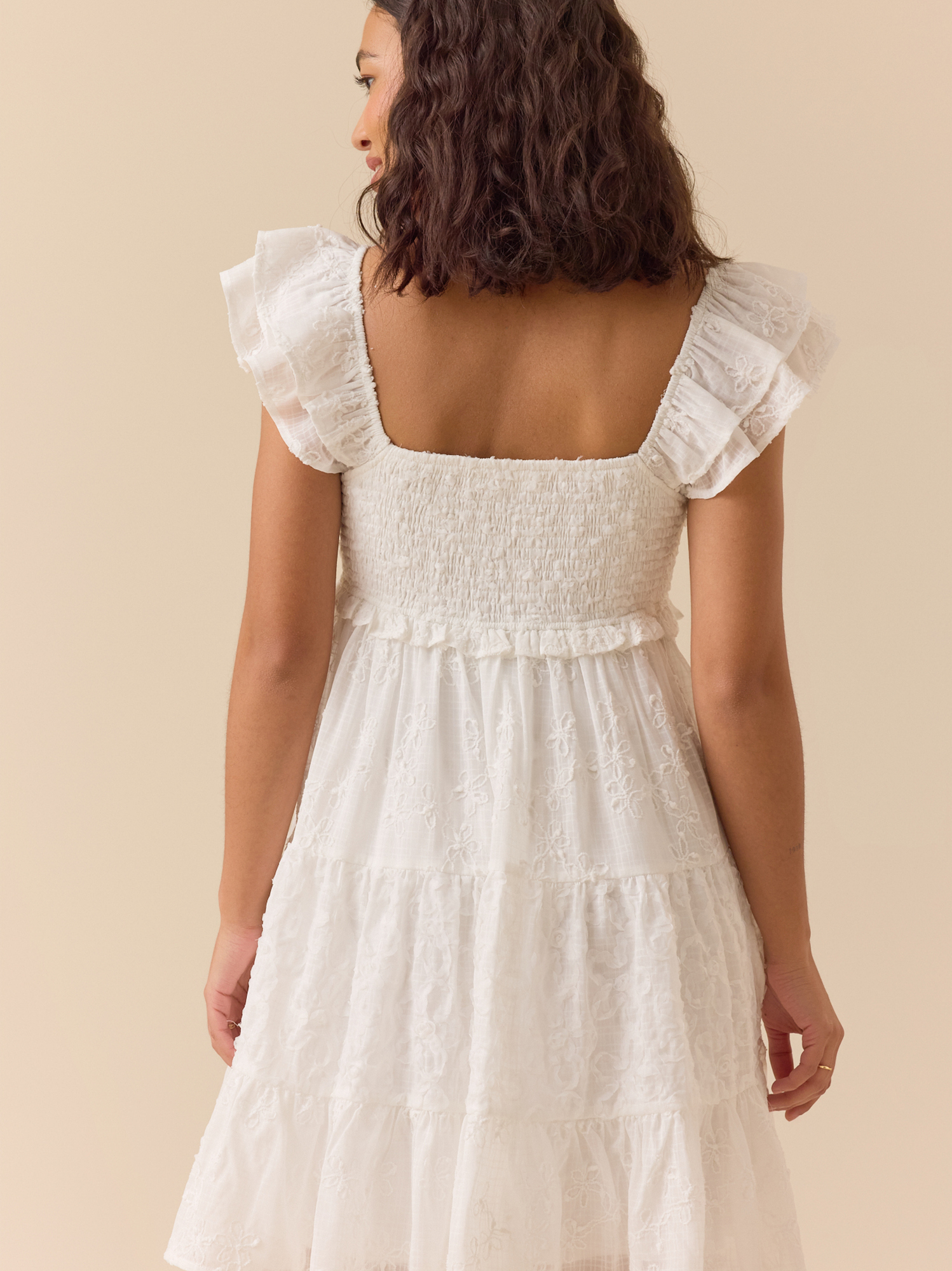 knee length dresses for ladies Terry Dress in Daisy by Quincy Mae – Junior Edition