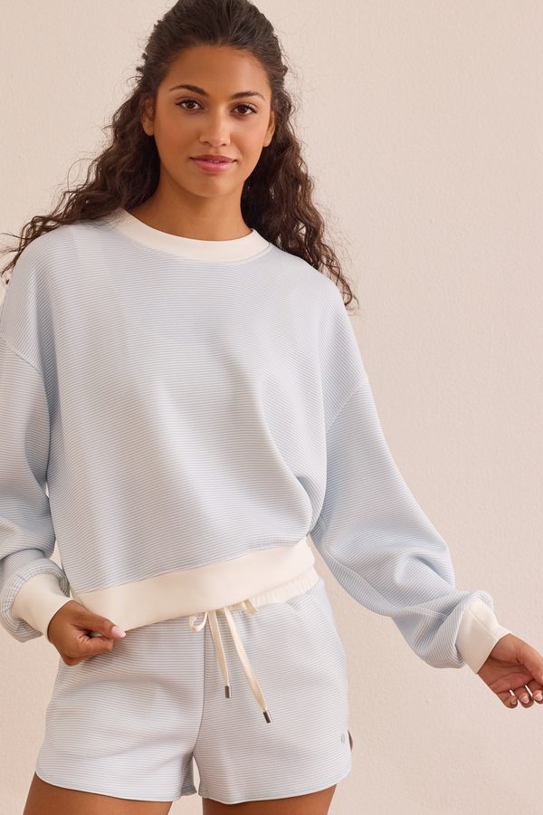 Supersoft Striped Pullover Detail 2 - Altar'd State