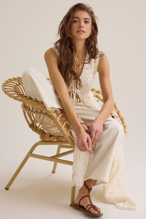 Emmaline Tie Front Kimono - Altar'd State - 