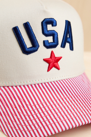 USA Striped Trucker Hat - Altar'd State - 