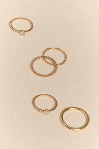 Crystal Cross Ring Set Detail 2 - Altar'd State