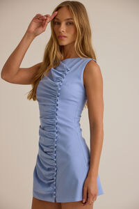 Billie Button Mini Dress Detail 3 - Altar'd State