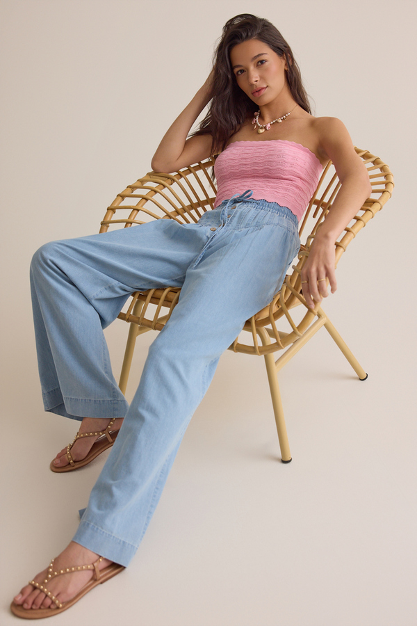 Hollis Smocked Pant Detail 7 - Altar'd State