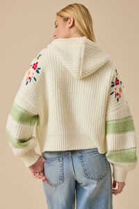 Lilyana Embroidered Hoodie Sweater Detail 5 - Altar'd State