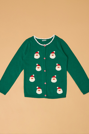 Santa Scallop Cardigan - Altar'd State - 