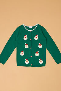 Santa Scallop Cardigan - Altar'd State
