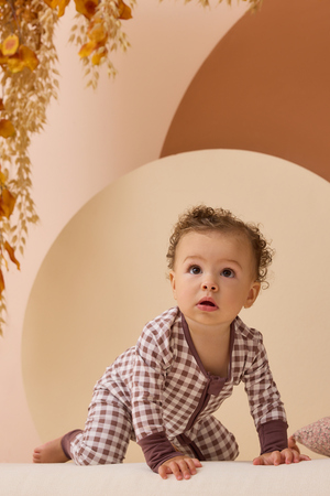 Ellan Gingham Romper - Altar'd State - 