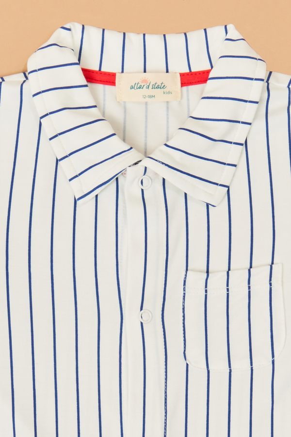 Slugger Baseball Polo Shortall Detail 2 - Altar'd State