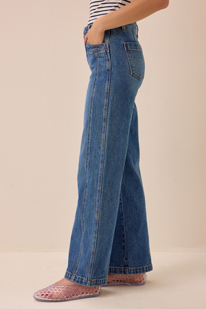 Cecily Straight Leg Jeans - Altar'd State - 