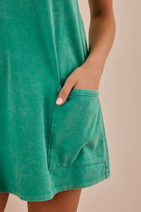 Hang Tough Mineral Wash Mini Dress Detail 3 - Altar'd State