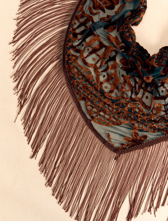 Skylar Fringe Scarf Detail 2 - Altar'd State