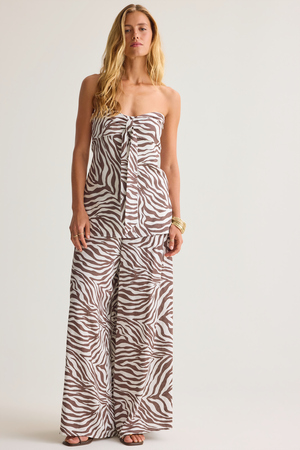 Diane Zebra Trouser Pant - Altar'd State - 