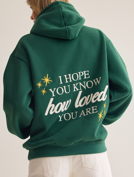 You Are Loved Hoodie Detail 2 - Altar'd State