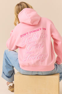 Talk To God Today Hoodie Detail 2 - Altar'd State