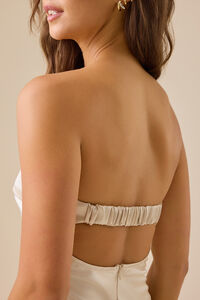 Paityn Strapless Mini Dress Detail 4 - Altar'd State