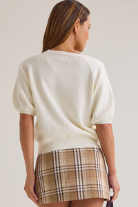Zephyra Puff Sleeve Sweater Detail 5 - Altar'd State