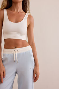 Supersoft Striped Wide Leg Pant Detail 2 - Altar'd State