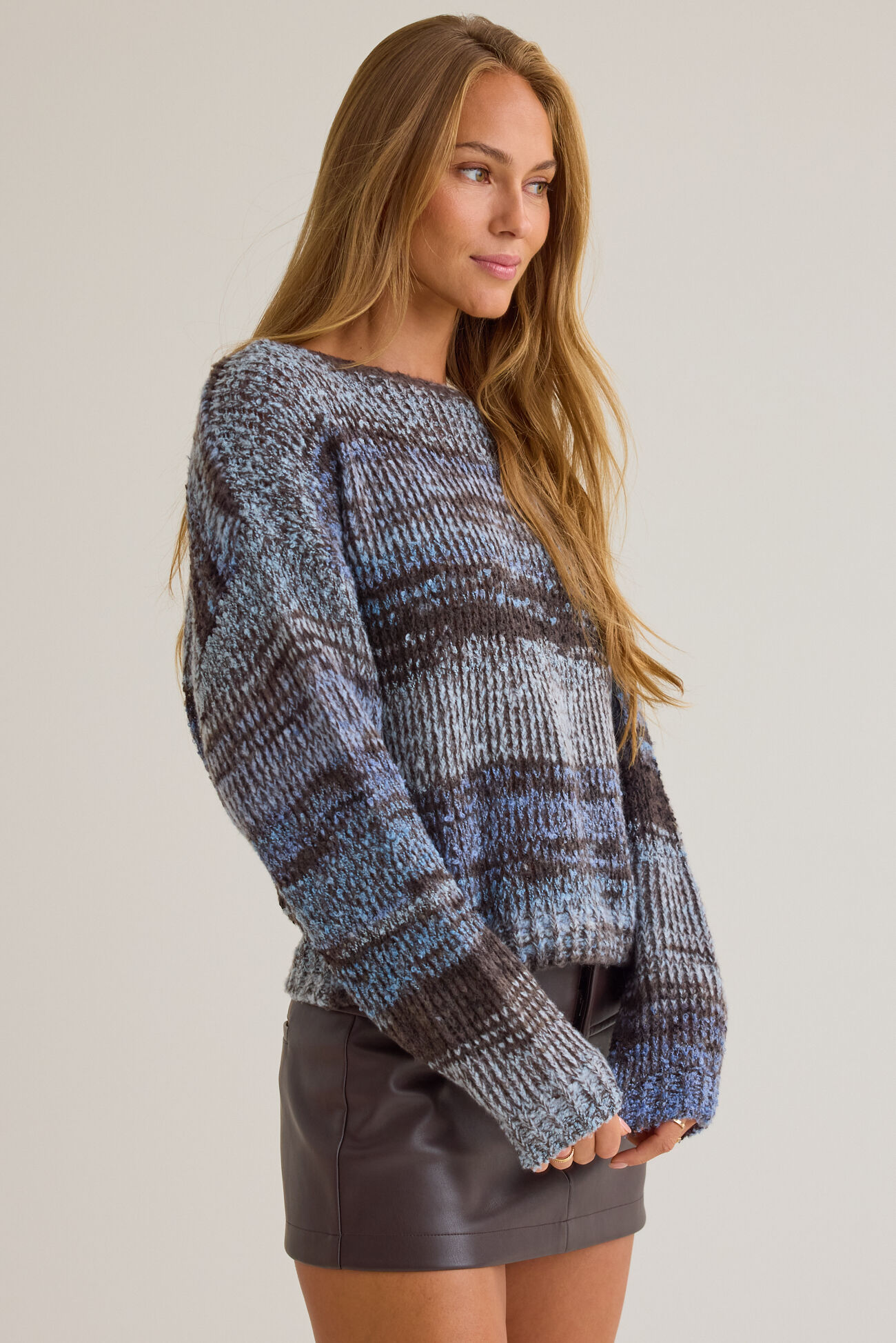 Heidi Striped Pullover Sweater