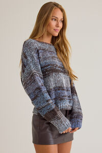 Heidi Striped Pullover Sweater Detail 3 - Altar'd State
