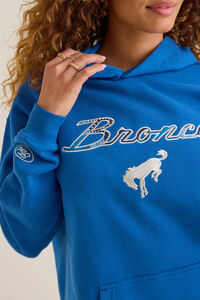 Ford Bronco Patchwork Graphic Hoodie Detail 4 - Altar'd State
