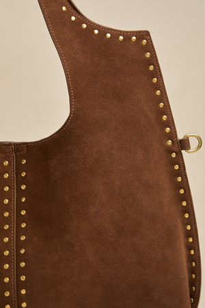 Brown Studded Tote - Altar'd State - 