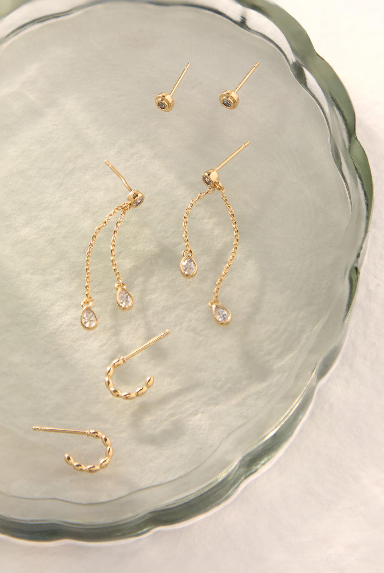 Camilla Gem Trio Earring Set