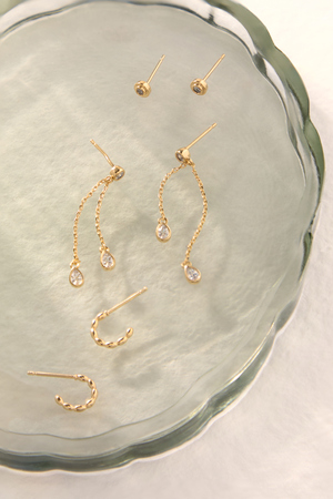 Camilla Gem Trio Earring Set - Altar'd State - 