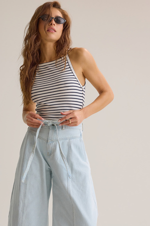 Moxie Barrel Tie Pants - Altar'd State - 